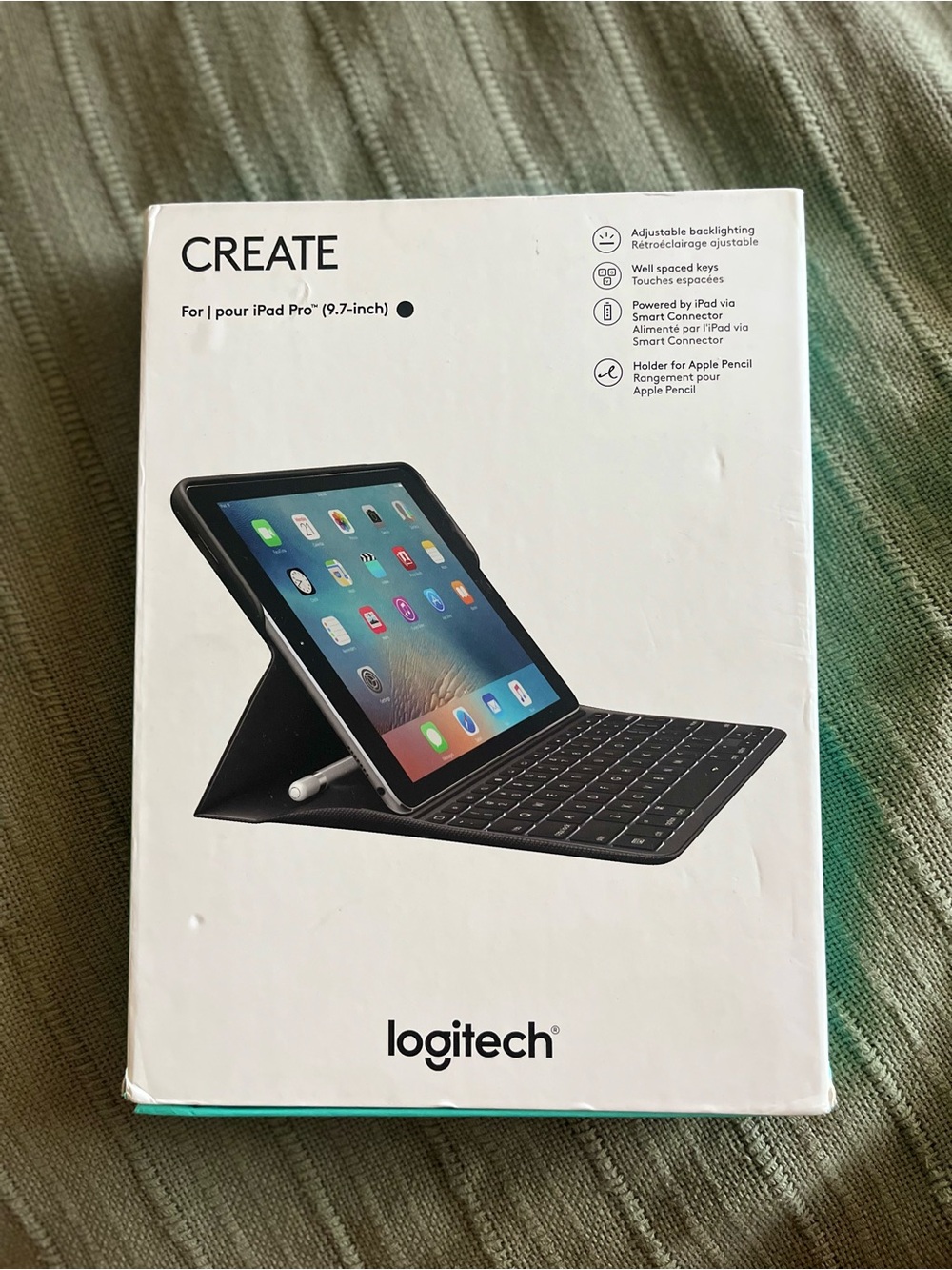 Logitech CREATE Keyboard Case for iPad Pro in Black